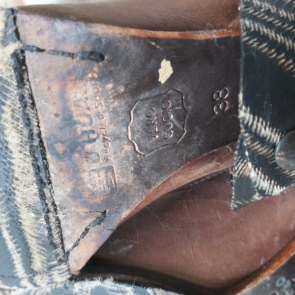 Rare U roads soft slouch leather western riding boots recycled tire like new - Picture 10 of 16